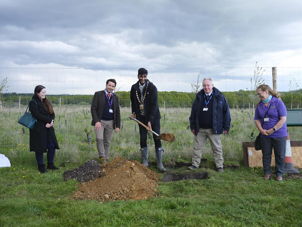 Positive Pathways bury their Time Capsule - Community First